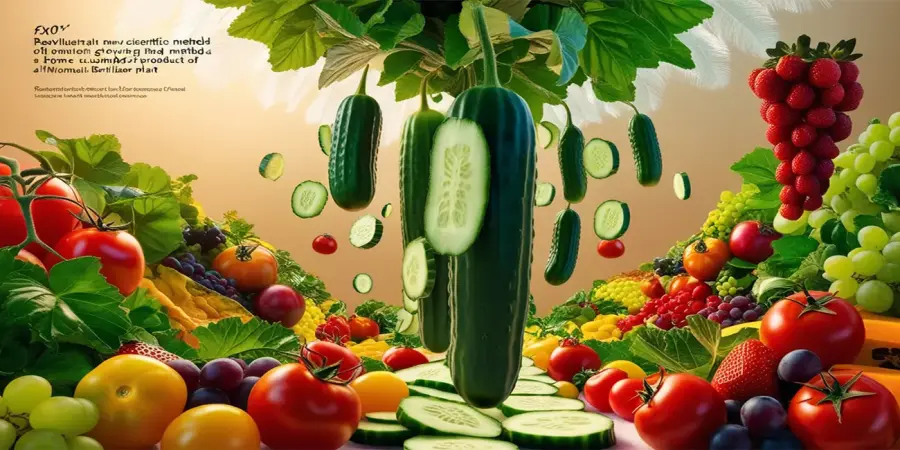ثمار وفيرة بشكل لا يصدق - طريقة علمية جديدة لزراعة الخيار في المنزل باستخدام منتجات مصنع المراعي للأسمدة