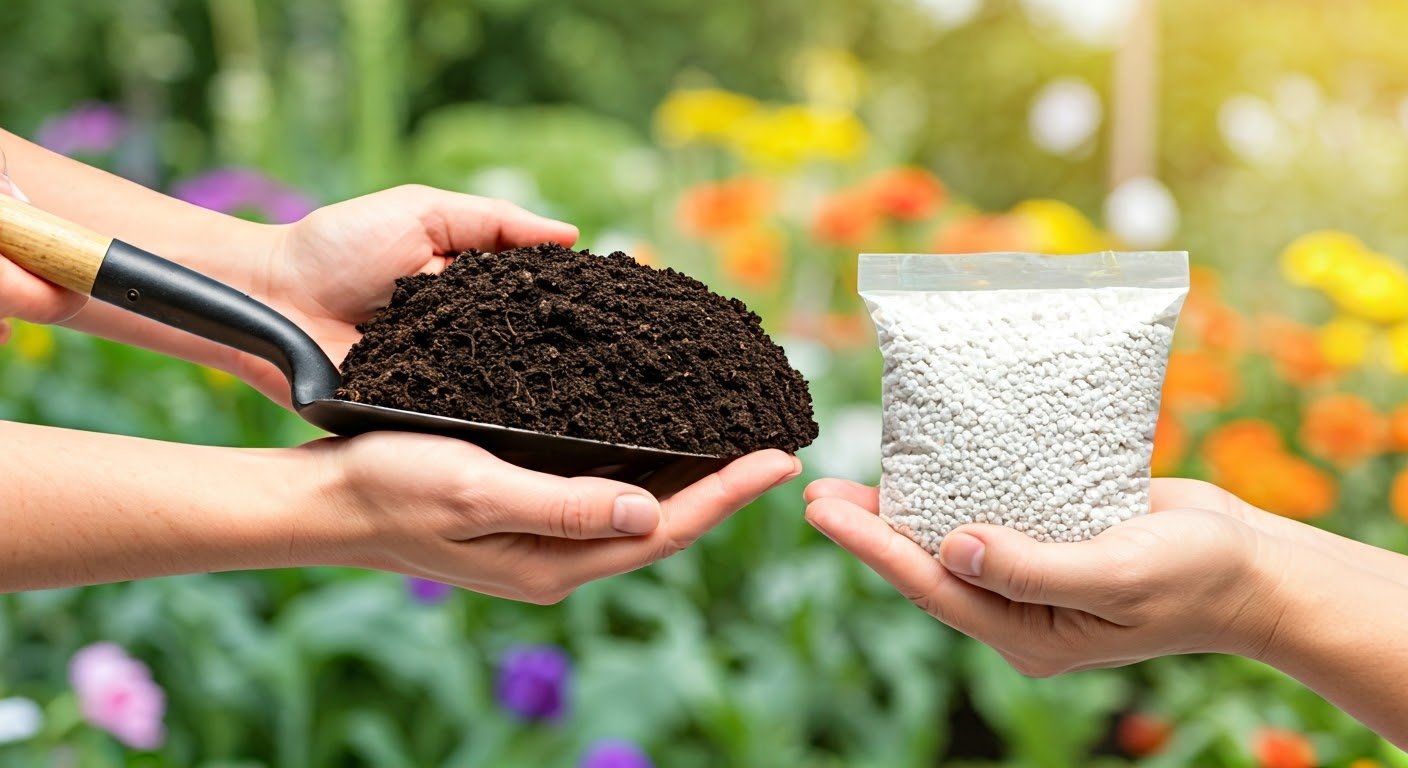 الفرق بين الأسمدة العضوية والأسمدة الكيميائية