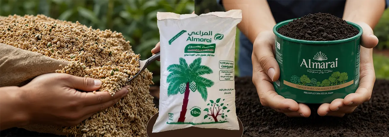 سماد عضوي المراعي ٢٠ كجم